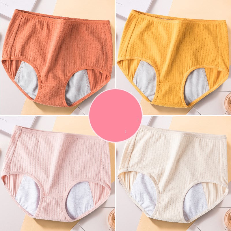 Menstrual period breathable cotton aunt safety pants