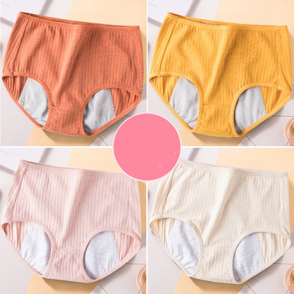 Menstrual period breathable cotton aunt safety pants