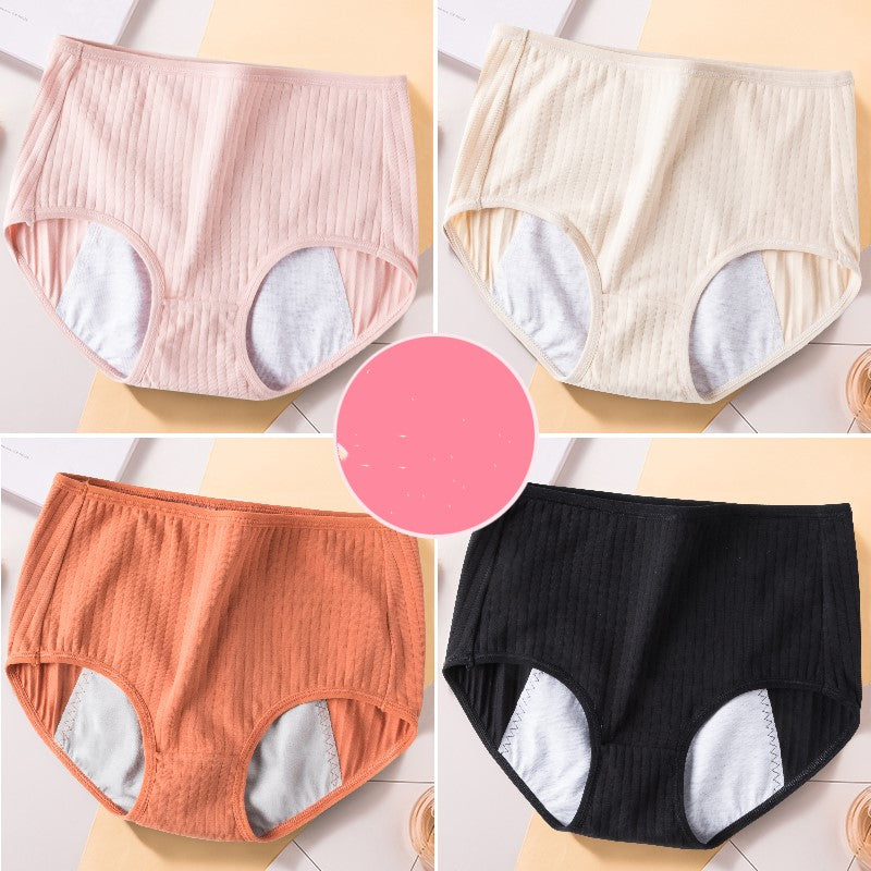 Menstrual period breathable cotton aunt safety pants