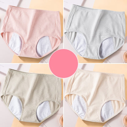 Menstrual period breathable cotton aunt safety pants