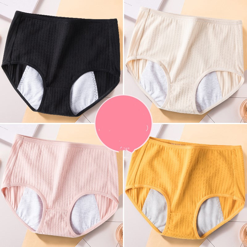 Menstrual period breathable cotton aunt safety pants