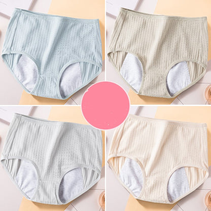 Menstrual period breathable cotton aunt safety pants