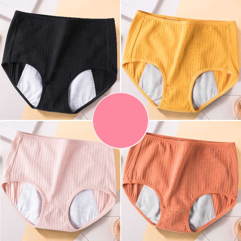 Menstrual period breathable cotton aunt safety pants