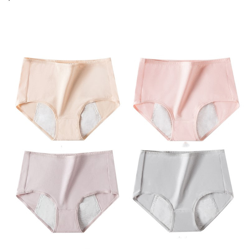 Menstrual period breathable cotton aunt safety pants