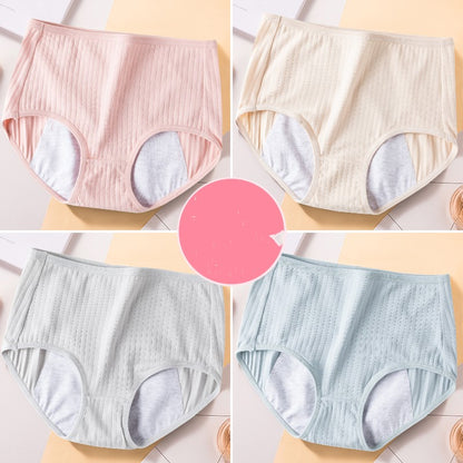 Menstrual period breathable cotton aunt safety pants