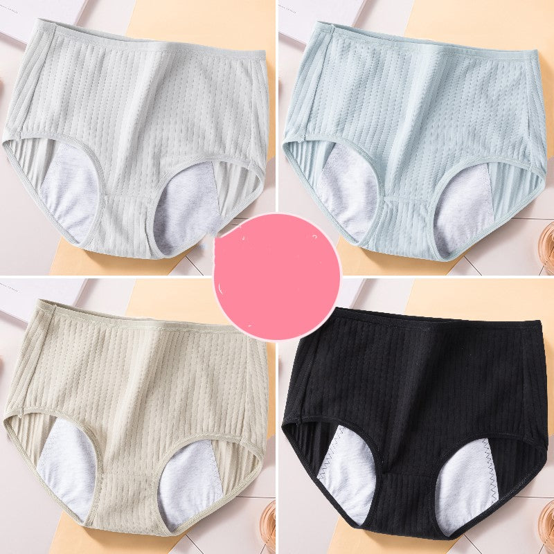 Menstrual period breathable cotton aunt safety pants