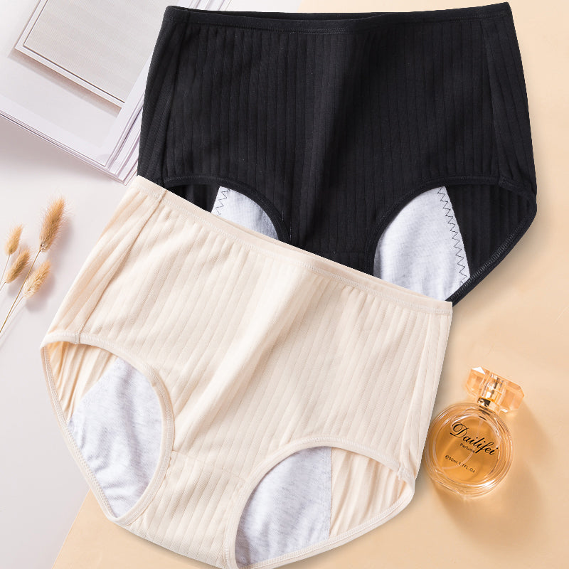 Menstrual period breathable cotton aunt safety pants