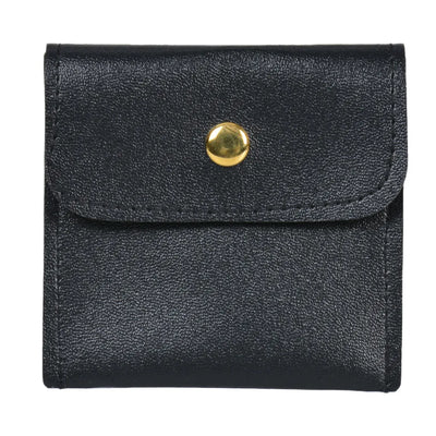 Leather Rosary Pouch - Black