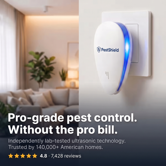 PestShield™ Ultrasonic Pest Repeller - Banish 14+ Pests for Good