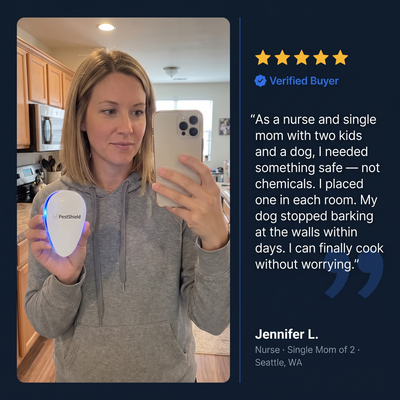 PestShield™ Ultrasonic Pest Repeller - Banish 14+ Pests for Good
