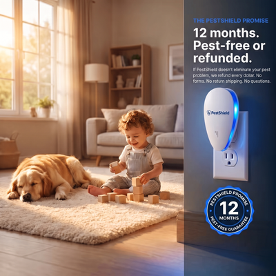 PestShield™ Ultrasonic Pest Repeller - Banish 14+ Pests for Good