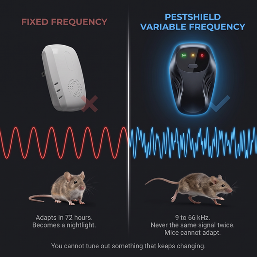 PestShield Variable Frequency Mouse & Rodent Repeller  — Protect Your Wiring For Good